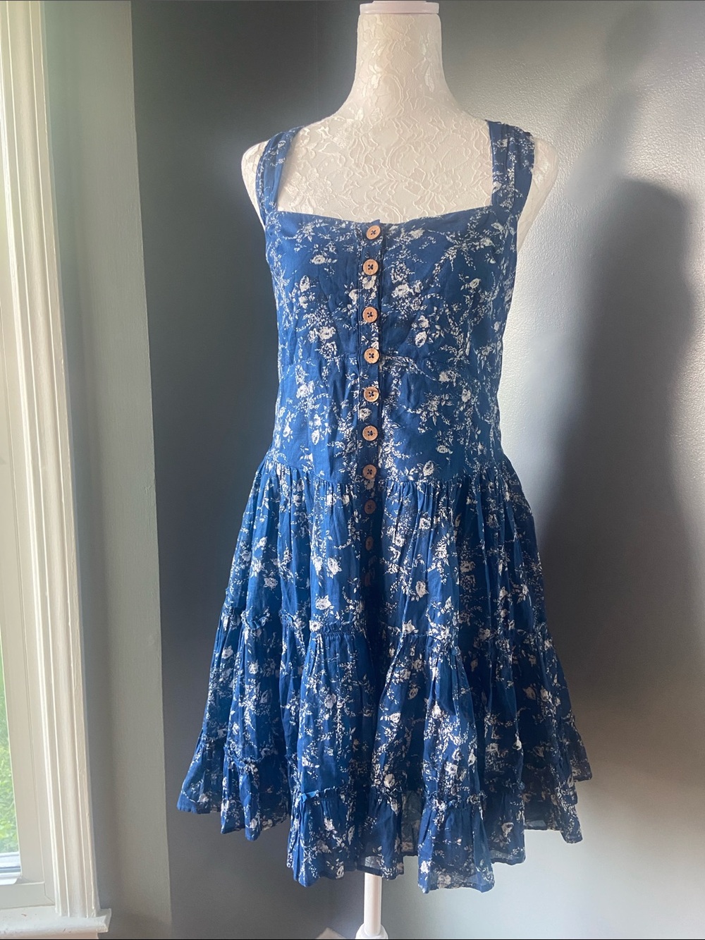 NWT Free People Dance on the Top floral mini dress - Picture 2 of 7